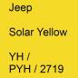 Preview: Jeep, Solar Yellow, YH / PYH / 2719.